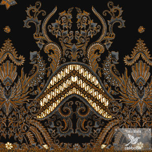 Kain Batik - Motif Burung SOGAN Jawa Modern Spesial Ukuran Lebih Panjang v5