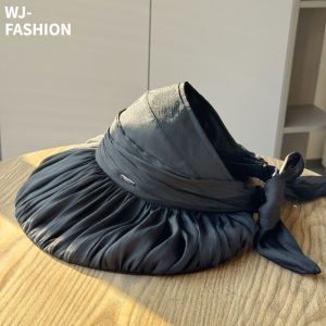 【WJ】Phụ nữ mùa hè đa chức năng thời trang mũ che nắng cạnh lớn Du lịch ngoài trời Rỗng Top Sun Fisherman Hat
