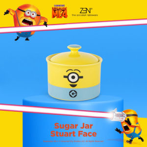 MINIONS ZEN Tempat Gula Keramik Stuart Face 1 pcs + Box