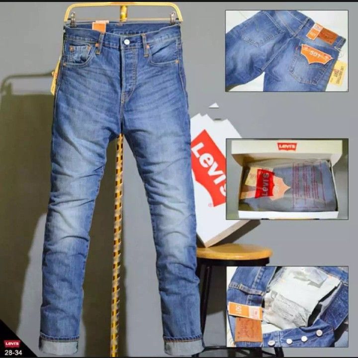 CELANA LEVIS 501 ORIGINAL DENIM-CELANA LEVIS PRIA TERBARU-JEANS
