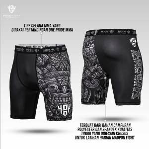 Celana Pendek MMA legging Pendek BJJ Pants Hook Compression Spat Fight Shorts No Gi Brazilian Jiu Jitsu Grappling
