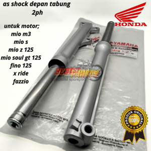 As Shock Depan + Tabung Mio M3 - X-ride 125 - Fino - Fazzio - Mio Z / S - SOUL GT Kode part : 2PH  ygp kualitas original ori asli sok shok empuk