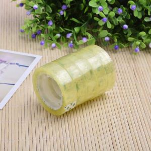 Combo 5 Cuộn Băng Keo Trong Suốt Siêu Dính 10mm Đa Năng Tiện Dụng Cho Văn Phòng / Trường Học