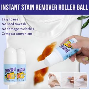 Portable High Efficiency Stain Remover Roller Ball Instant Clothes Stain Remover Pen Oil Stain Remover No Need To Wash