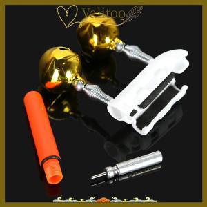 [Valitoo] 1PC Bell Double Headed Throwing Rod Fishing Electronic Rod Light Luminous Stick Flash LED Removable Waterproof Night Tackle