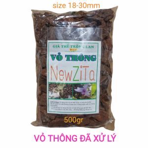 Combo 2 gói Vỏ thông trồng Lan đã xử lý - Size 18-30mm 500gr