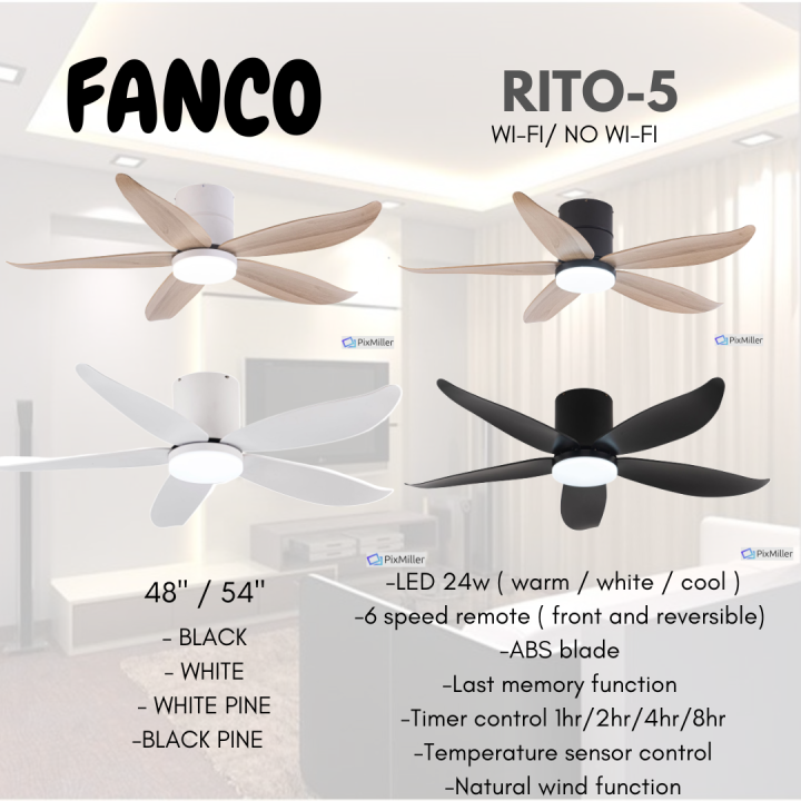 Installation Promo Fanco Rito 5 Smart Dc Ceiling Fan Tri Tone Light Singapore Lazada