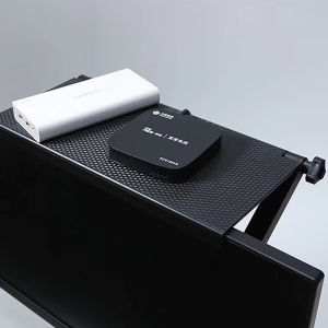 ชั้นวางของบนทีวี ไม่ต้องติดกาวและเจาะรู ที่วางของหลัง จอคอม/ หลังทีวี Shelf