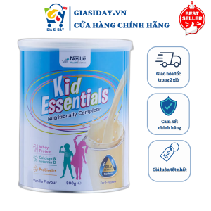 (HSD 8/2027) Sữa Kid Essentials Nestle Úc Vị Vani - Sữa Bột Công Thức 800g