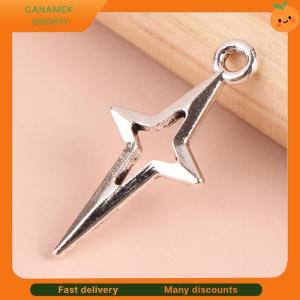 ❣️❣️❣️ 40pcs 23x10mm Antique Silver Color Openwork Star Charms For Jewelry Making Diy Accessories