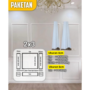 LIST MOULDING PAKETAN Anti Rayap dan Tahan terhadap air