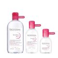 Nước tẩy trang Bioderma hồng Sensibio H2O. 
