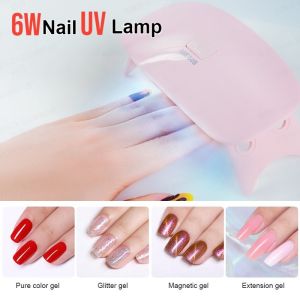 Fancy Fingers💅 Mini Nail Lamp Uv Led Lamp 3 Leds Nail Dryer Home Use Drying Lamp For Gel Varnish