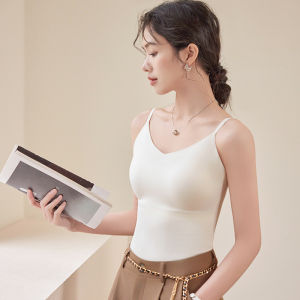 For 40-70kg Hot-Selling Seamless Beauty Back Camisole Top With Chest Pad for Women Adjustable Straps Women Underwear