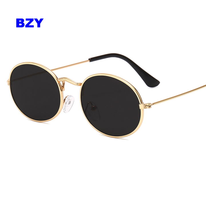 BZY Classic Vintage Round Polarized Sunglasses Men Sun Glasses