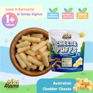 Alamii Puffs 15gr - Snack Bayi Sehat Cheese /Chocolate /Golden Veggie /Cheesy Tomato /Strawberry