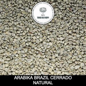 GREEN BEAN ARABIKA BRAZIL CERRADO NATURAL PROCESS GRADE 1 - 1 KG