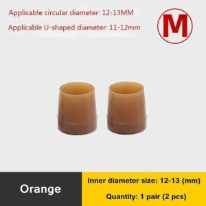 NALANILI Round Shape Heel Protector Shockproof Non-slip Silencer Heel Protector Cover Silencer Heel High Heels