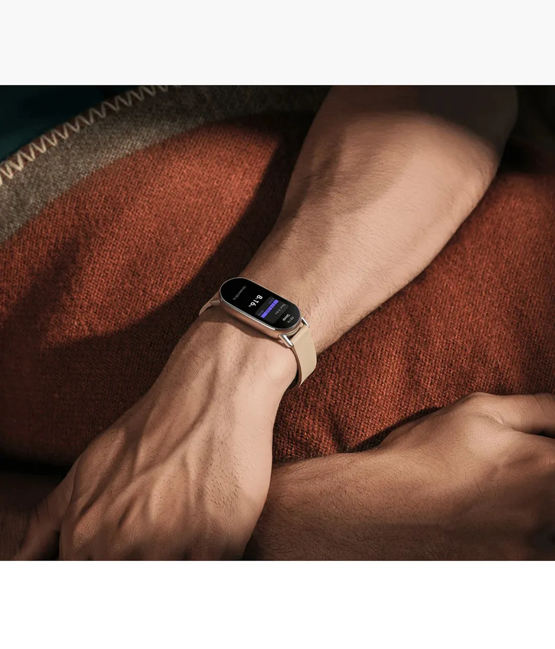 Xiaomi Band 9 Smart นาฬิกาสมาร์ทวอทช์ การวัดออกซิเจนในเลือด หน้าจอ1.62" 60Hz AMOLED การปรับความสว่างได้อัจฉริยะ