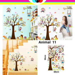 WALLSTICKER WALL STICKER STIKER DINDING MOTIF GAMBAR ANIMAL BINATANG HEWAN LUCU GAJAH PANDA JERAPAH HIASAN TEMPELAN TEMBOK WALLPAPER PAPER ANIMAL RUANG KAMAR TIDUR ANAK ANAK COWOK CEWEK BABY PREMPUAN LAKI LAKI DEKORASI RUMAH GAMBAR HEWAN KHEMIKO