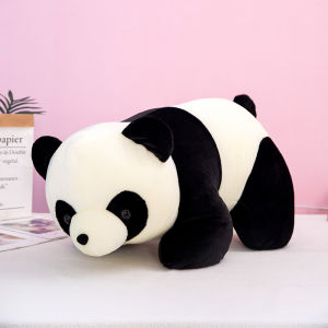 11inch/30cm Cute Lying Panda Doll National Treasure Zoo Plush Toys Simulated Animal Panda Stuffed Toy Christmas Gift For Kids
