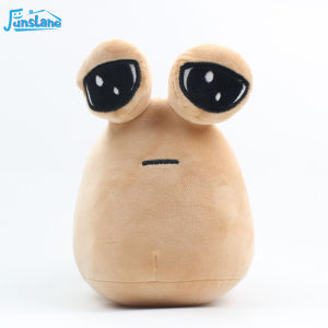 FunsLane Đồ Chơi Nhồi Bông My Pet Alien Pou 22Cm Búp Bê Thú Cưng Kawaii Alien Nhồi Bông Gối Nhồi Bông Mềm Quà Tặng Cho Trẻ Em Bé Gái