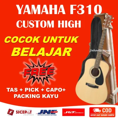 Gitar Akustik Yamaha F310 Elektrik Custom High Quality Tunner Eq 7545R Senar String