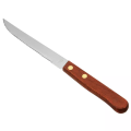 High quality Small Bread knife / Small steak knife with stainless steel Wood handle，Kitchen Tools (20cm). 