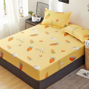 Queen Size / King Size / Single Size Fitted Bedsheet / Mattress Cover Single Bed