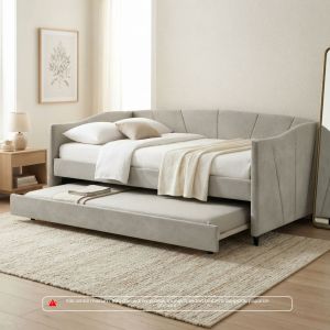 SMASIS SERENE Daybed With Trundle / Single Pull Out Bed / Single Bed