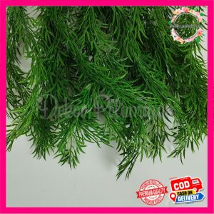 Daun rumput Juntai Ganggang - hiasan cafe dekorasi rumah -rumput plastik artificial - hiasan import artificial - hiasan Dekorasi Juntai Eucalyptus