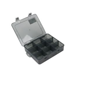 SIRENXI Thủ công Lưới Khe cắm Vali Trong suốt Vít Hộp linh kiện Hộp đựng dụng cụ Hộp phụ tùng Hộp sắp xếp