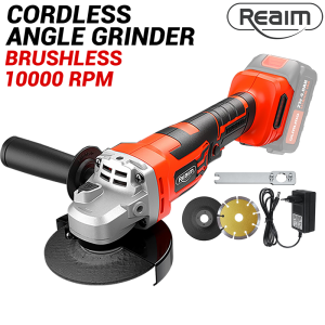 Reaim Mesin Gerinda Tangan 4 inch Kualitas Tinggi Gerinda Listrik Angle Grinder Grenda Grinder