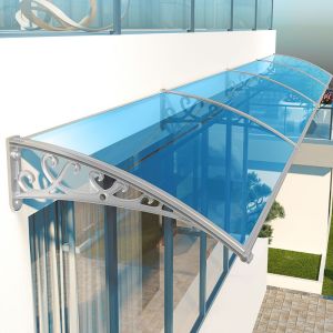 Rain Cover For Balcony Awning Rain Cover For Balcony Courtyard Thickened Bracket Rain Block Board Sunscreen and Rain-Proof Awning Rain Cover For Balcony