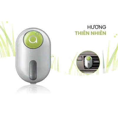 Sáp thơm ô tô nắp bấm Godrej Aer-Click gắn cửa gió click đóng mở tiết kiệm toả hương 60 ngày 10g