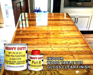 CLEAR COTE ( 1L ) WP ( PU 2K UV ) EPOXY POLYURETHANE CLEAR COTE FLOOR COATING / HEAVY DUTY PROTECTIVE FINISH / CAT LANTAI TANDAS SIMEN DAN UBIN LANTAI KILANG LUAR