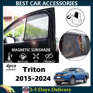 Mitsubishi Triton 2015-2025 FULLY MAGNETIC SUNSHADE【4pcs】