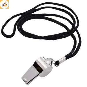 EOY Referee Whistle Metal Whistle Stainless Steel Whistle Whistle Equipment With Hanging Rope