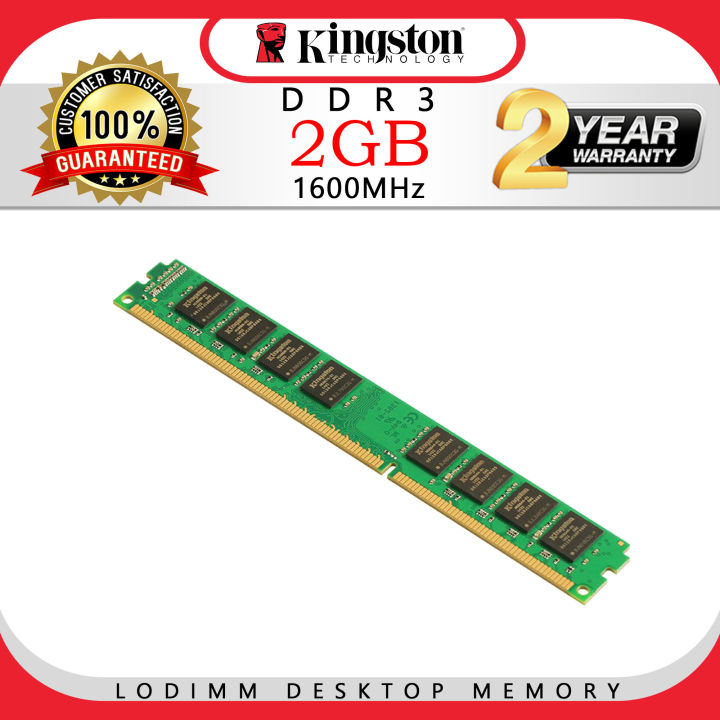 Kingston non-hyper DDR3 2gb 2GB Ram 2GB 1Rx8 256M x 64-Bit