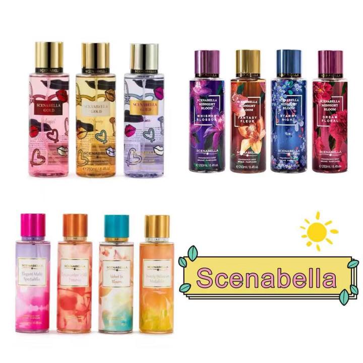 'SCENABELLA' Summer Floral Scent FRAGRANCE MIST BRUME AND SHIMMER MIST  250ML Lazada PH