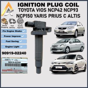 ORIGINAL TOYOTA VIOS NCP42 NCP93 NCP150 YAIRS PRIUS C ALTIS Denso Ignition plug coil 90919-02240 9091902240 02265