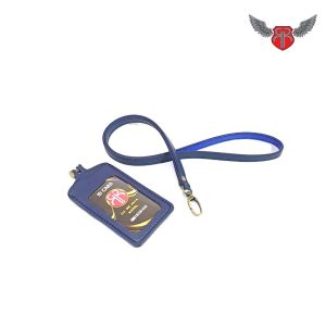 Name Tag ID Card Kulit Holder Name Tag Lanyard Kulit 3 Slot Kartu ID Card Kulit Termurah