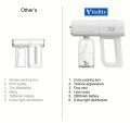 Original Nano Disinfectant Spray Gun Alcohol Mist Wireless Sprayer UV Blue Ray Steam Handheld Sterilizer K5 Anti-Bacteria Electrostatic lonizer Nano Spray Gun  Alcohol Mist Atomizer air treatment Humidifier Disinfectant Machine. 