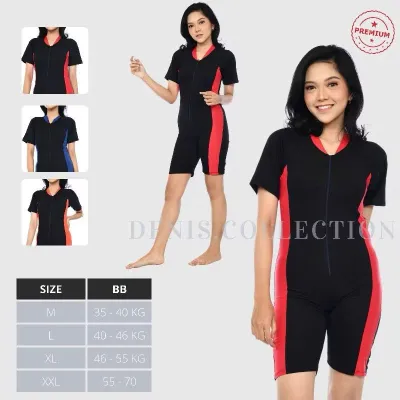 Denis swimwear Baju Renang Dewasa Baju renang pria dan wanita dewasa baju renag deping laki laki dan perempuan