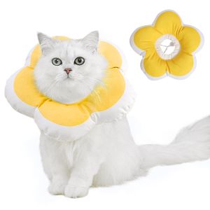 DUDU Pet Cat Collar Flower Shape Dog Elizabeth Circle Anti-Bite Ring Pet Recovery Protective Collar Soft Sponge