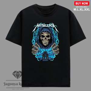 KAOS DISTRO | KAOS BAND METALLICA | VIRAL | COCOK UNTUK PRIA DAN WANITA