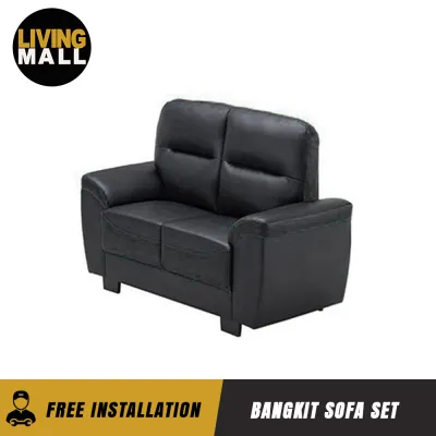 Living Mall Bangkit Sofa Set 2-Seater/3-Seater in 47 Colour -w/ PetFriendly Fabric/Faux Leather Options