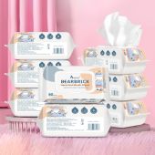 80pcs Alcohol Free Baby Wet Tissue Soft Wet Wipes