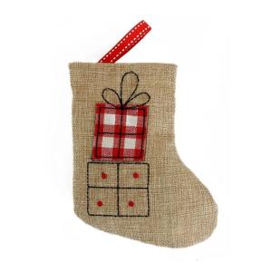 Lovely Christmas Hanging Socks Christmas Stockings Candy Gift Bag Christmas Decorations For Home Office Party