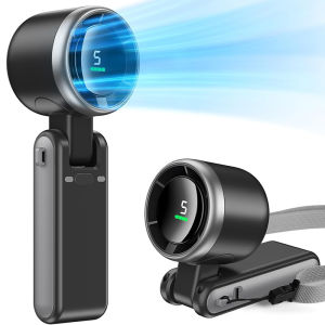 Handheld Fan Portable Turbine Blade Mini Fan Rechargeable with Strong Wind Cooler USB Charging Electric Fan Kipas Angin